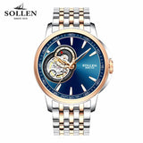 zegarki meskie Men Watch Brand Full Stainless steel Mechanical Watches Dive 50M Business wristwatches Man Military Army Clcok