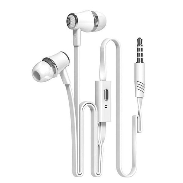 FORNORM Stereo In-Ear Earphone With Microphone 3.5mm Handfree Wired Earbud Earphones For iPone 6/6s xiaomi Computer