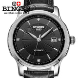 Switzerland BINGER men's watch luxury brand Mechanical Wristwatches movement full stainless steel  BG-0405-6