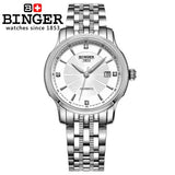 Switzerland BINGER men's watch luxury brand Mechanical Wristwatches movement full stainless steel  BG-0405-6