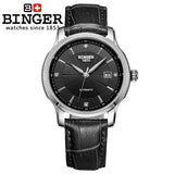Switzerland BINGER men's watch luxury brand Mechanical Wristwatches movement full stainless steel  BG-0405-6