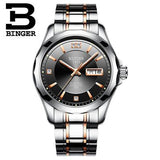 2017 NEW  Binger Men Watches Luxury Brand Japan Miyota Automatic Mechanical Movement Wrist Sapphire Waterproof Watch Men B8051-3