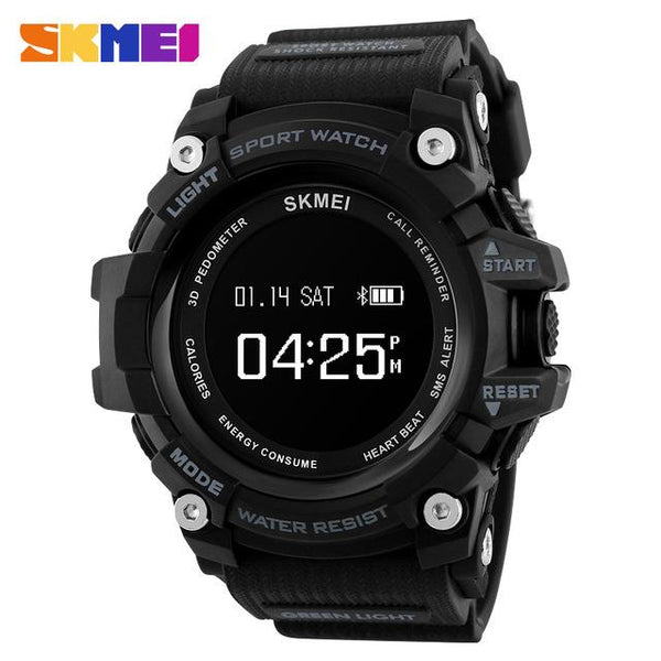 SKMEI Smart Watch Men Heart Rate Sport Watches Bluetooth Pedometer Calorie Top Luxury Brand Digital Wristwatch Relogio Masculino