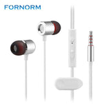 Universal Wired Super Heavy Bass Headset Earbuds In-ear Earphone With Stereo Microphone for Samsung IOS Iphone HTC LG