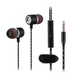 Universal Wired Super Heavy Bass Headset Earbuds In-ear Earphone With Stereo Microphone for Samsung IOS Iphone HTC LG