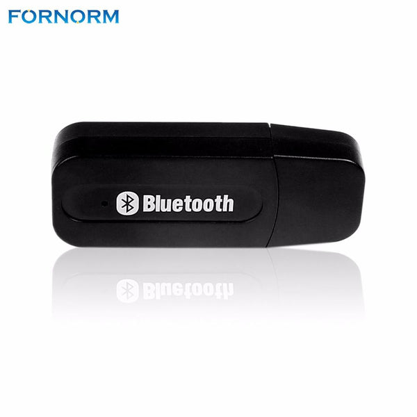 FORNORM Portable  3.5mm Bluetooth Audio  Receiver Wireless  Adapter Auto AUX Streaming A2DP Kit For Speaker Headphone