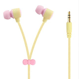 FORNORM Wired In Ear Earphone Earbud Loud Bass Sound 3.5mm plug with Cute Macaron Storage Box for iPhone Samsung PC MP3 iPod