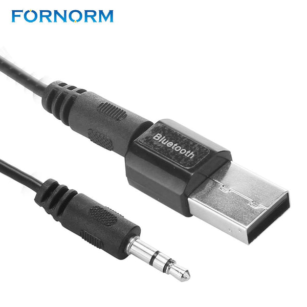 FORNORM Portable Mini Bluetooth Audio Receiver Stereo 3.5mm Music Adapter USB recharging for Car Wireless Speakers Sound