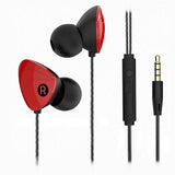 FORNORM Stereo Earphone Quality Sound Earbud In-Ear Earphones Hands Free Headset With HD Mic Right Angle Plug For iPhone Samsung