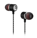 Powstro S1 Metal Earphone In-ear with Microphone Super Bass Headset Earbuds Earpiece Dual Color for Xiaomi Samsung Huawei Iphone