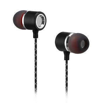 Powstro S1 Metal Earphone In-ear with Microphone Super Bass Headset Earbuds Earpiece Dual Color for Xiaomi Samsung Huawei Iphone