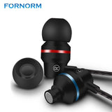 FORNORM Waterproof Wine Earbuds Metal Stereo 3D Surround Sound Hands Free Earphone with HD Microphone for Ipod MP3 MP4