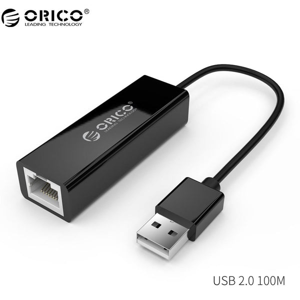 ORICO USB 2.0 Gigabit Ethernet Adapter USB to RJ45 lan Network Card for Windows 10 8 8.1 7 XP Mac OS laptop PC