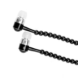 Powstro Pearl Necklace Earphone Stereo Earpiece Magnetic Design 3D surround sound In-ear Hands Free Earbuds With HD Mic