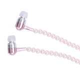 Powstro Pearl Necklace Earphone Stereo Earpiece Magnetic Design 3D surround sound In-ear Hands Free Earbuds With HD Mic