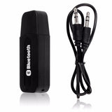 FORNORM Mini Bluetooth 2.0 Receiver 3.5mm Car Bluetooth Music Audio Receiver Adapter Auto AUX For Speaker Headphone Car Stereo