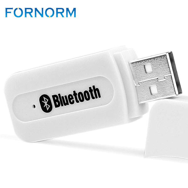FORNORM 3.5mm Bluetooth V2.0 Music Receiver Audio USB Adapter Auto AUX Streaming A2DP for Speaker Headphone Drop Shipping
