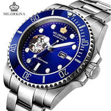 MG.ORKINA Automatic Self Winding Mechanical Watches Waterproof 30M Stainless Steel 316L 40MM Case Auto Date Men Luminous Watch