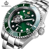 MG.ORKINA Automatic Self Winding Mechanical Watches Waterproof 30M Stainless Steel 316L 40MM Case Auto Date Men Luminous Watch