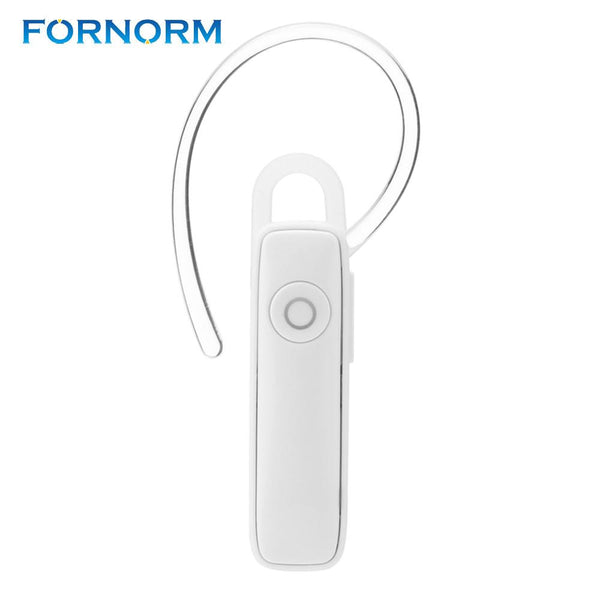 FORNORM M165 Bluetooth 3.0 Headset Wireless Earphone Hands-free Earloop Earbuds Sports Calls Music Earpieces for Smartphone