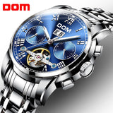 Mechanical Watches Sport DOM Watch Men  Waterproof Clock Mens Brand Luxury Fashion Wristwatch Relogio Masculino M-75