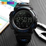 SKMEI 1303 Smart Watch Bluetooth Calorie Pedometer for Men LED Shock Resistant Military Multifunction Electronic Digital Watches