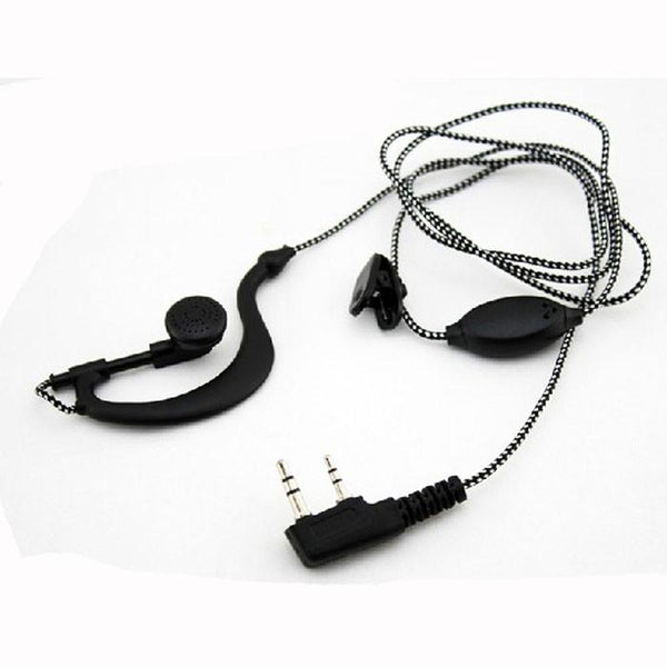 2PIN High Quality Earpiece Headset Mic For Radio Security Walkie Talkie