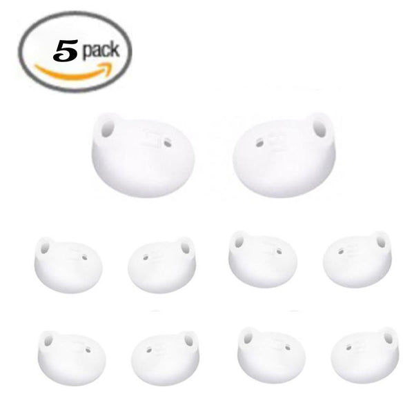 5 Pairs 10 Pieces Replacement Eargels Buds for Samsung Galaxy S7 S6/S6 Edge Earphones Earbuds