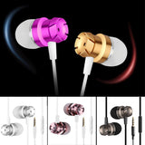 In-Ear Supper Bass Metal Earbuds Earphone Headphone Microphone 3.5mm