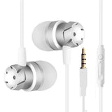 In-Ear Supper Bass Metal Earbuds Earphone Headphone Microphone 3.5mm