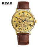Original READ Men Mechanical Watches Men Luxury Brand Full Steel Waterproof 50m Business Automatic Wristwatches For Men R8042