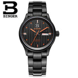 Switzerland watches men luxury brand Wristwatches BINGER business Mechanical clock sapphire full stainless steel B5006-5