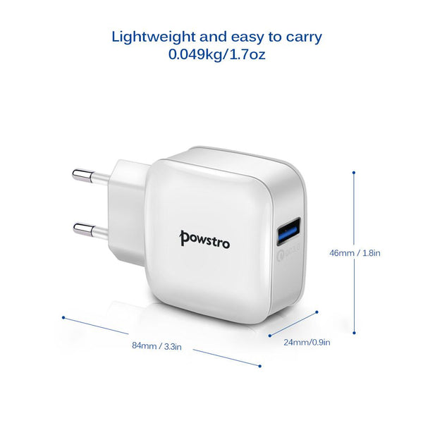 EU Plug Qualcomm 3.0 Quick Charger USB QC3.0 Wall Charger for Samsung Galaxy S6 HTC M9 Nexus 6 LG G4