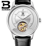 Switzerland Luxury Brand Men Watches BINGER Watch Men Seagull Automatic Movemt Tourbillon Sapphire Alligator Hide Mechanical 1