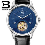 Switzerland Luxury Brand Men Watches BINGER Watch Men Seagull Automatic Movemt Tourbillon Sapphire Alligator Hide Mechanical 1