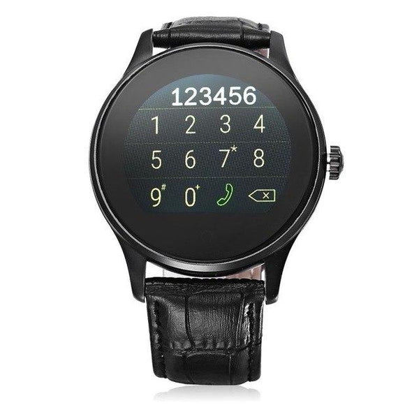 Fashion K88H Smart Watch men IPS Round Screen Support Heart Rate Monitor Bluetooth  For IOS Android watches relogio masculino