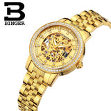 Binger Watch Women Luxury Brand Miyota Automatic Mechanical Movement Watches Sapphire Waterproof Ladies Watch 5051L3