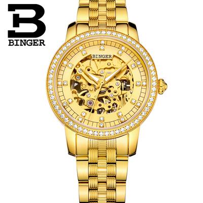 Binger Watch Women Luxury Brand Miyota Automatic Mechanical Movement Watches Sapphire Waterproof Ladies Watch 5051L3