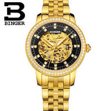 Binger Watch Women Luxury Brand Miyota Automatic Mechanical Movement Watches Sapphire Waterproof Ladies Watch 5051L3