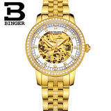 Binger Watch Women Luxury Brand Miyota Automatic Mechanical Movement Watches Sapphire Waterproof Ladies Watch 5051L3