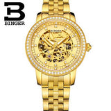Switzerland Binger Watch Women Luxury Brand Miyota Automatic Mechanical Movement Watches Sapphire Waterproof Ladies Watch 5051L