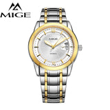 MIGE Sport Watch Men Automatic Mechanical Wristwatch Calendar Synthesis Sapphire Crystal Full Stainless Steel Relogio Masculino