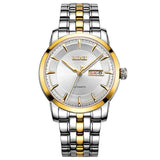 BUREI Luxury Mens Crystal Sapphire Lens Automatic Mechanical Watch Waterproof Male Wristwatches With Premiums Package 15013