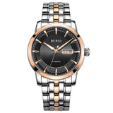 BUREI Luxury Mens Crystal Sapphire Lens Automatic Mechanical Watch Waterproof Male Wristwatches With Premiums Package 15013
