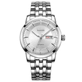 BUREI Luxury Mens Crystal Sapphire Lens Automatic Mechanical Watch Waterproof Male Wristwatches With Premiums Package 15013