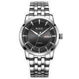 BUREI Luxury Mens Crystal Sapphire Lens Automatic Mechanical Watch Waterproof Male Wristwatches With Premiums Package 15013