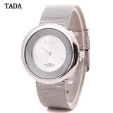 3ATM Waterproof Brand TADA Mesh Steel Band Japan Quartz Movement Women's Watches Fashion High Quality Lady Relos Wristwatches