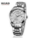 READ High Quality Top Luxury Brand Auto Mechanical Watches Sapphire Crystal Stainless Steel Men Watches 50M Waterproof R8005G