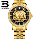 Switzerland Binger Watch Men Brand Luxury Miyota Automatic Mechanical Movement Men Watches Sapphire Waterproof Wristwatch 5051G2