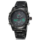 Watches men NAVIFORCE 9024 luxury brand Full Steel Quartz Clock Digital LED Watch Army Military Sport watch relogio masculino